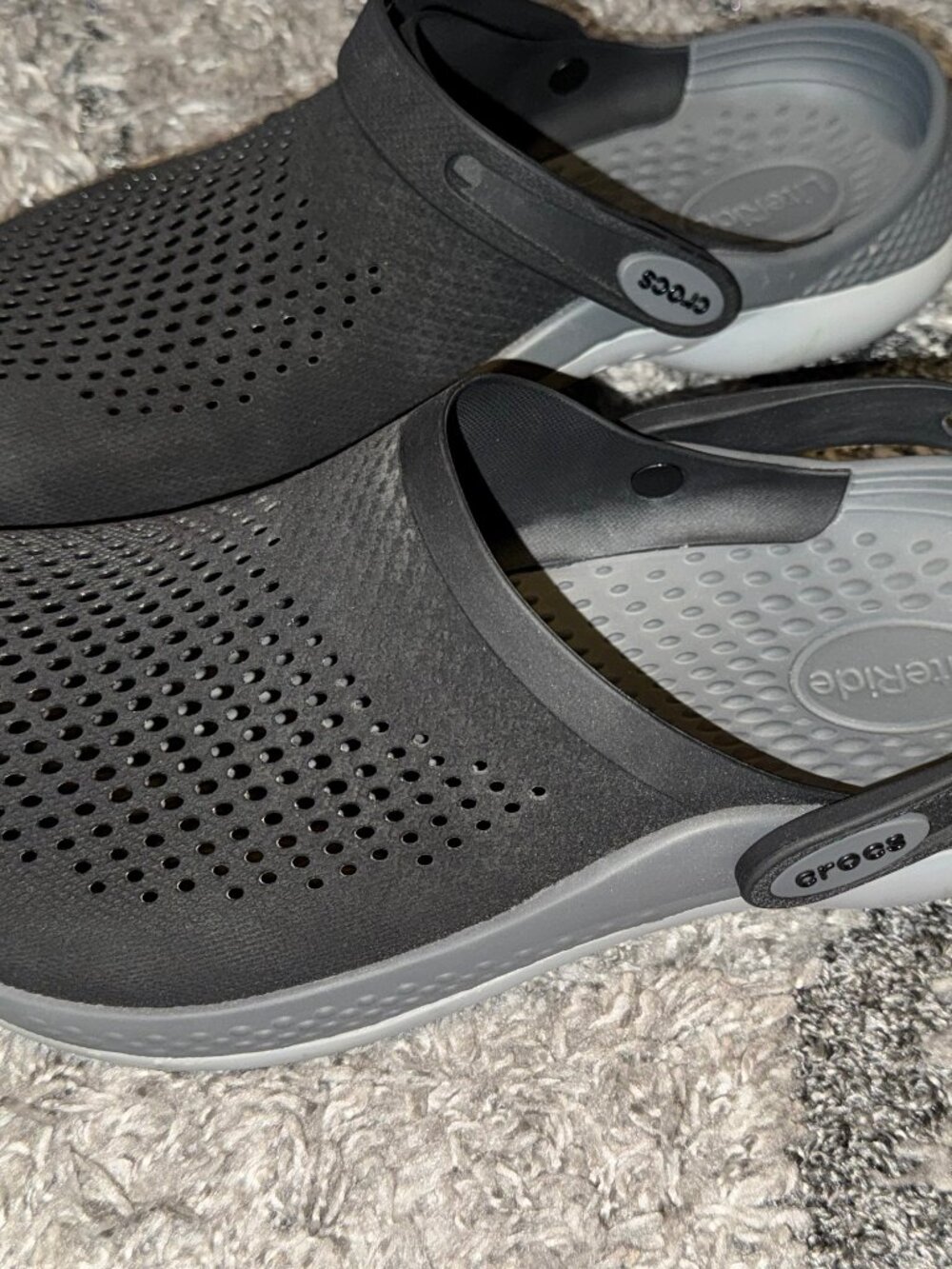 Crocs Lite Ride Black and Grey